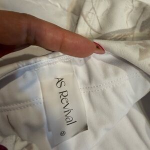 AS Revival White Yoga Top